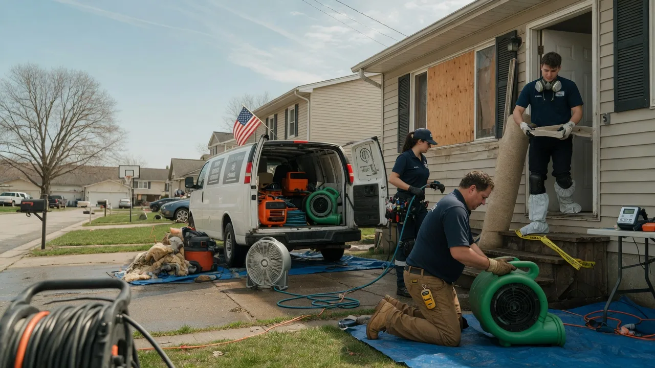 Water Damage Restoration in Bathgate, ND near me